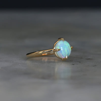 ROUND OPAL / COMPASS RING II