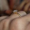 DUNE / 1.00ct PEAR CUT DIAMOND 3 CLAW SOLITAIRE