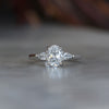 MAY TRILOGY / 0.89ct OVAL CUT LAB DIAMOND RING