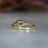 MAY TRILOGY / 1.17CT ROUND MADAGASCAN SAPPHIRE RING