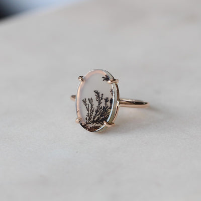 DENDRITIC / AGATE RING