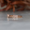 0.33ct Australian Champagne Diamond engagement ring