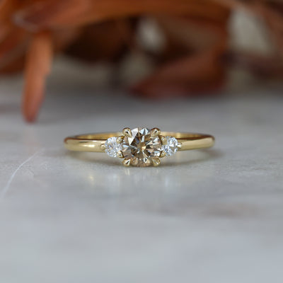 0.50ct Champagne Diamond engagement ring