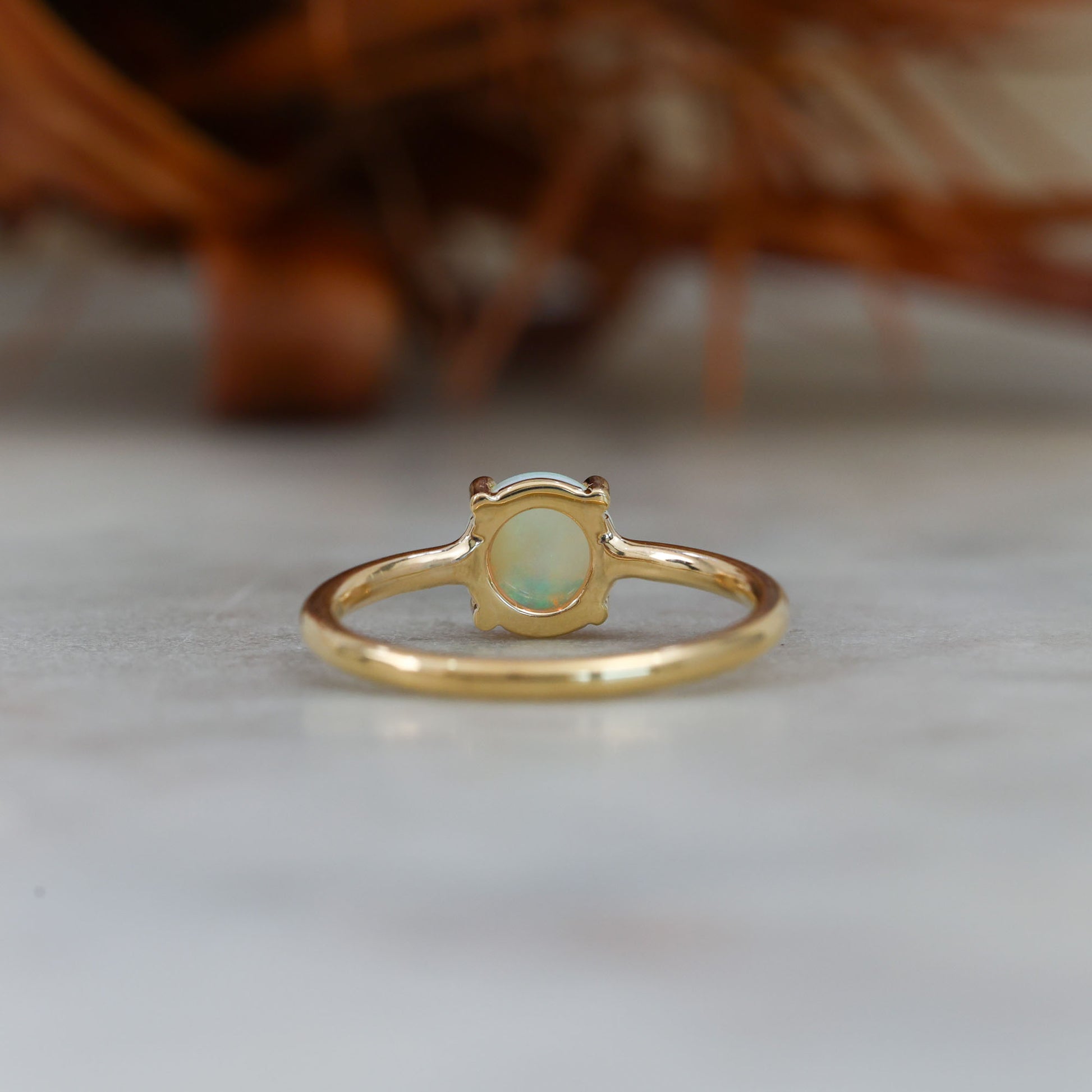 0.71CT ROUND CUT OPAL | RING