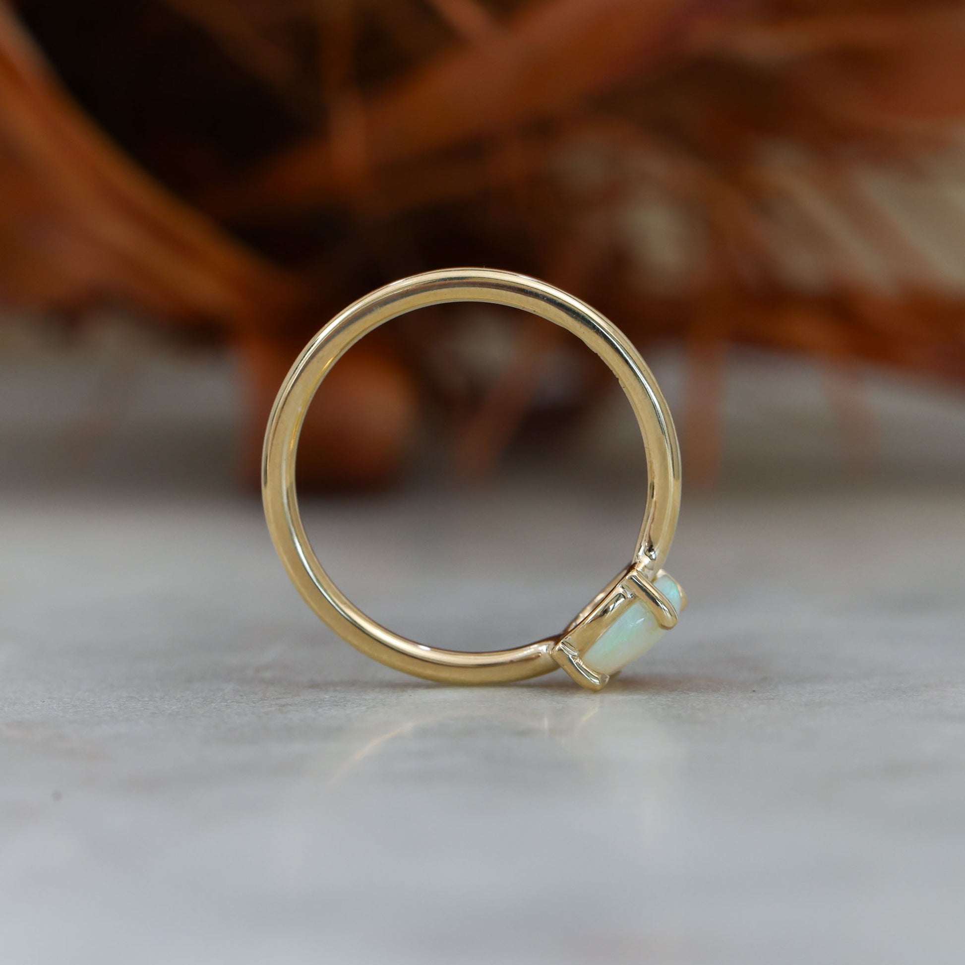 0.71CT ROUND CUT OPAL | RING