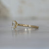 0.76ct Oval Cut Diamond Solitaire engagement ring