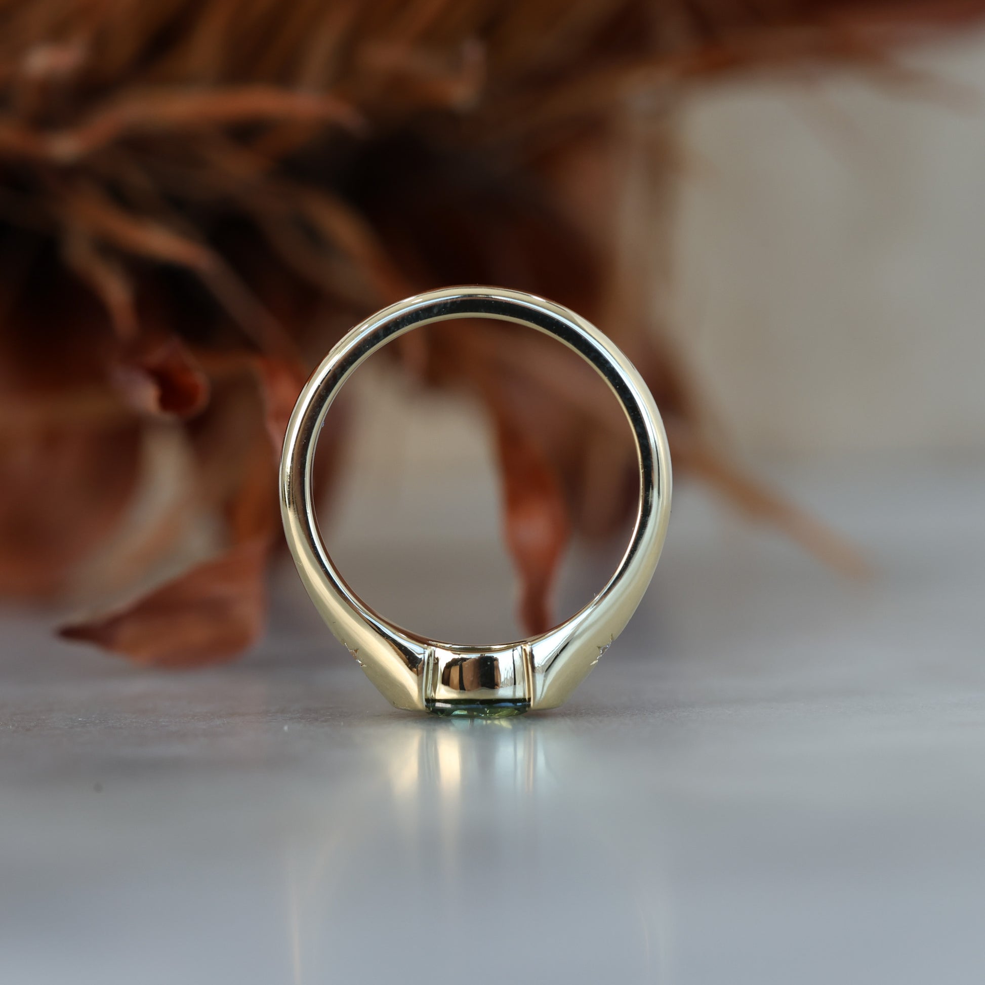 BREE | 0.81CT OVAL AUSTRALIAN SAPPHIRE ENGAGEMENT RING