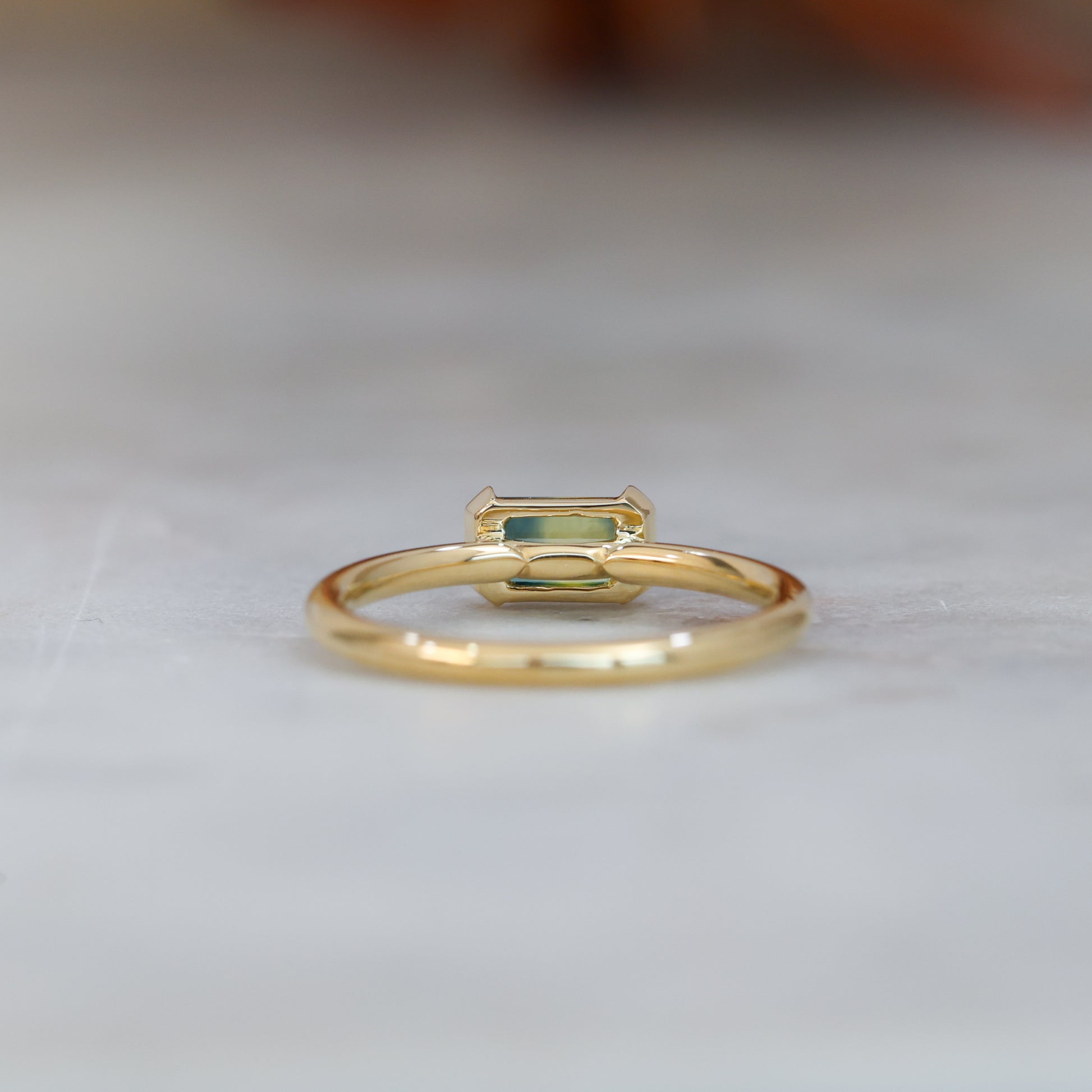 australian parti sapphire engagement ring back