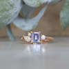 ASYMMETRIC / 0.99ct MADAGASCAN SAPPHIRE RING