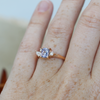 ASYMMETRIC / 0.99ct MADAGASCAN SAPPHIRE RING