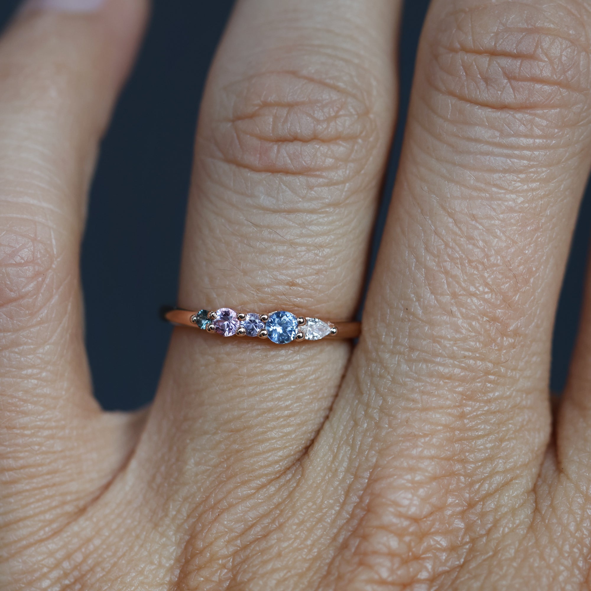 PASTEL RAINBOW / SAPPHIRE RING II