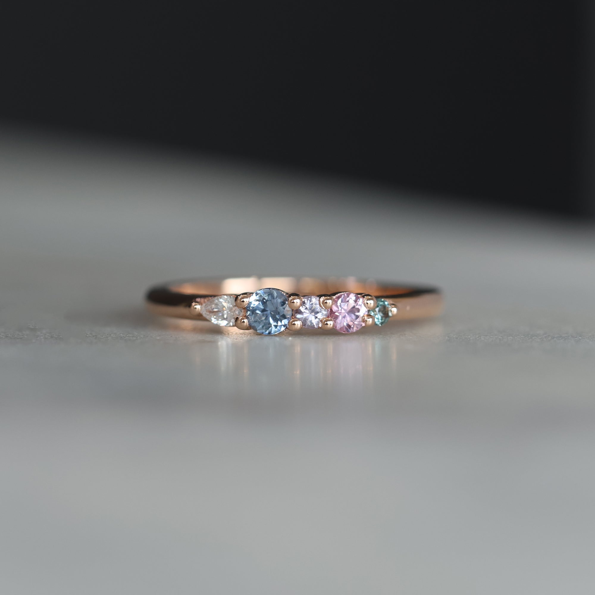 PASTEL RAINBOW / SAPPHIRE RING II