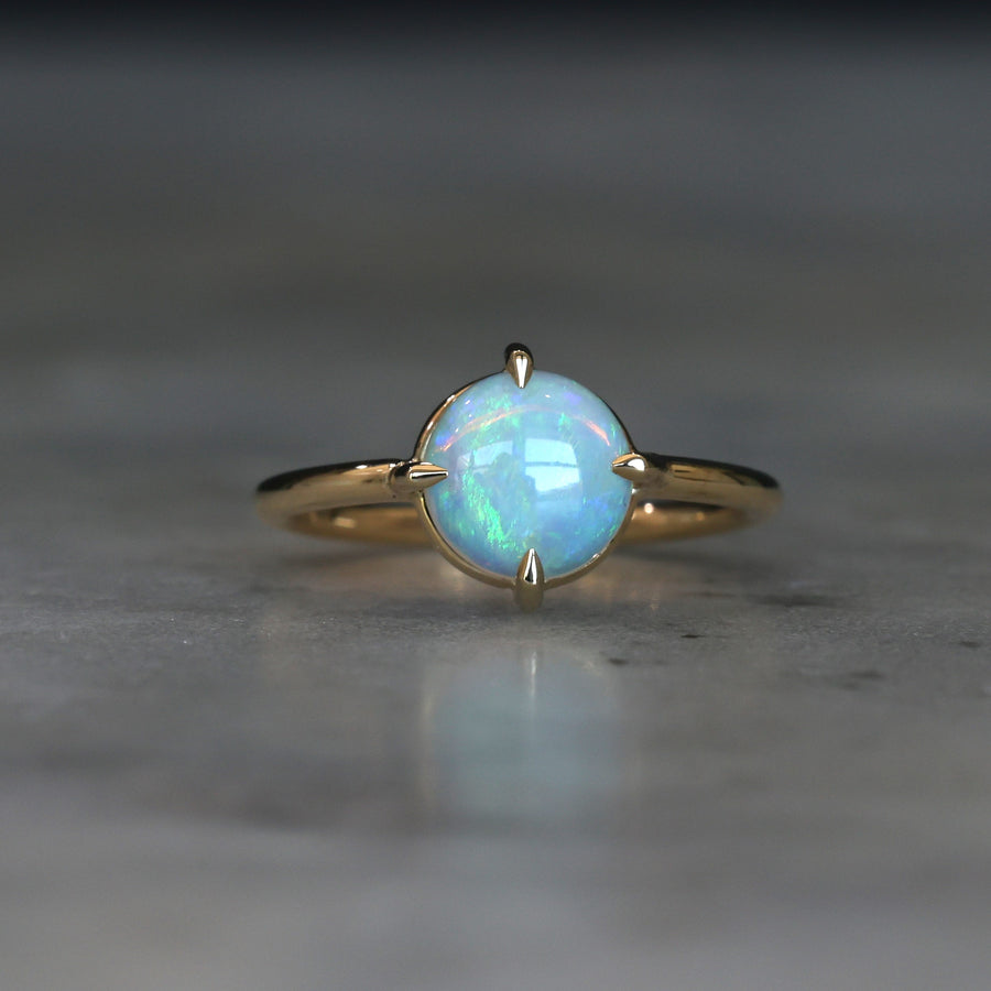 ROUND OPAL / COMPASS RING II