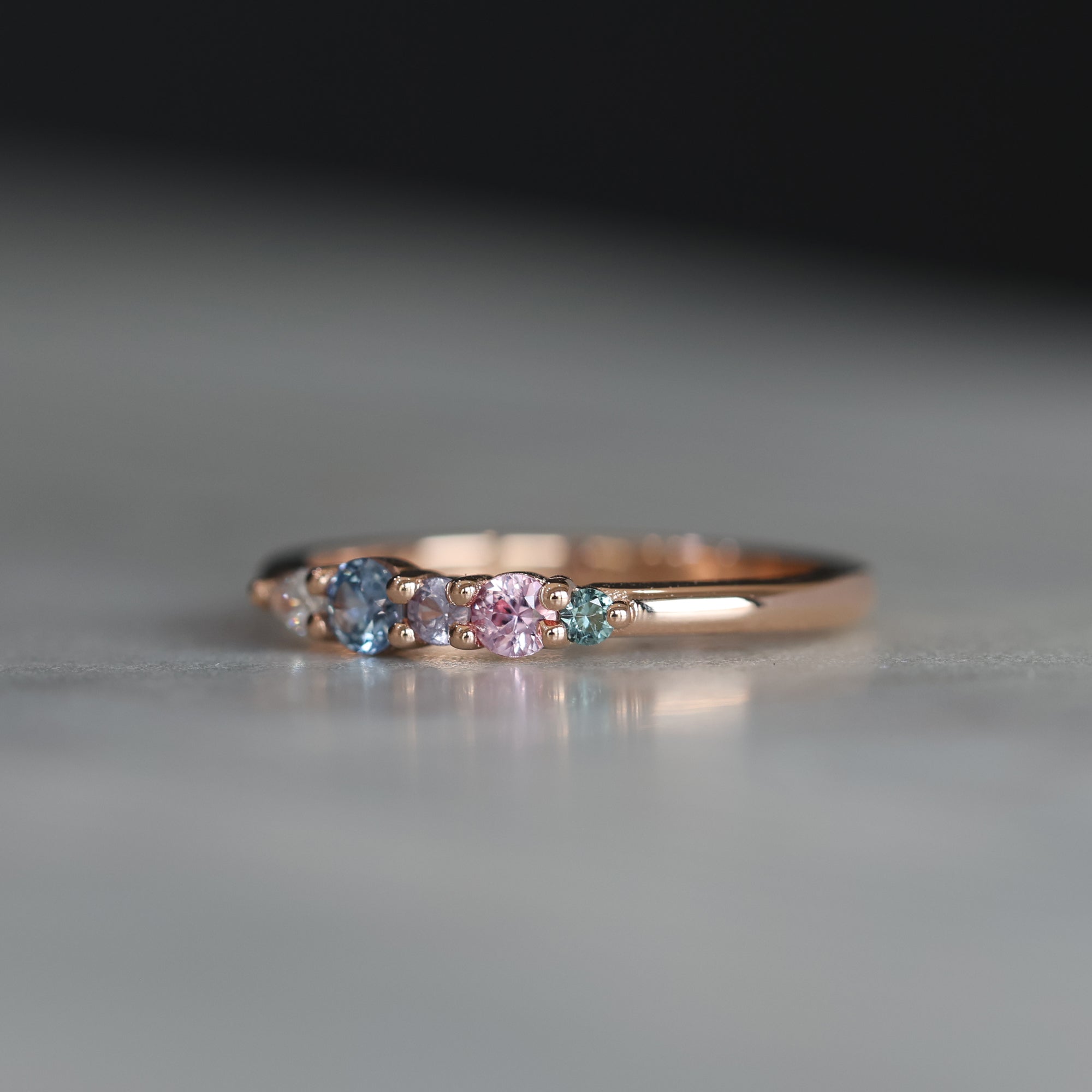 PASTEL RAINBOW / SAPPHIRE RING II