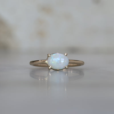 EAST WEST OVAL OPAL RING II