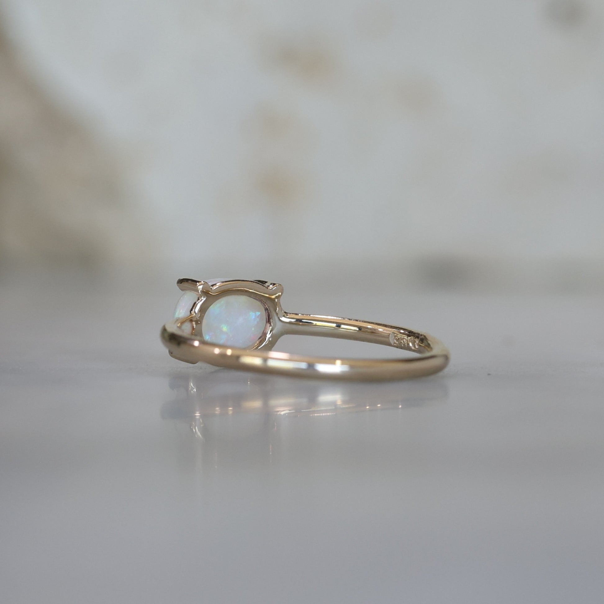 EAST WEST OVAL OPAL RING II