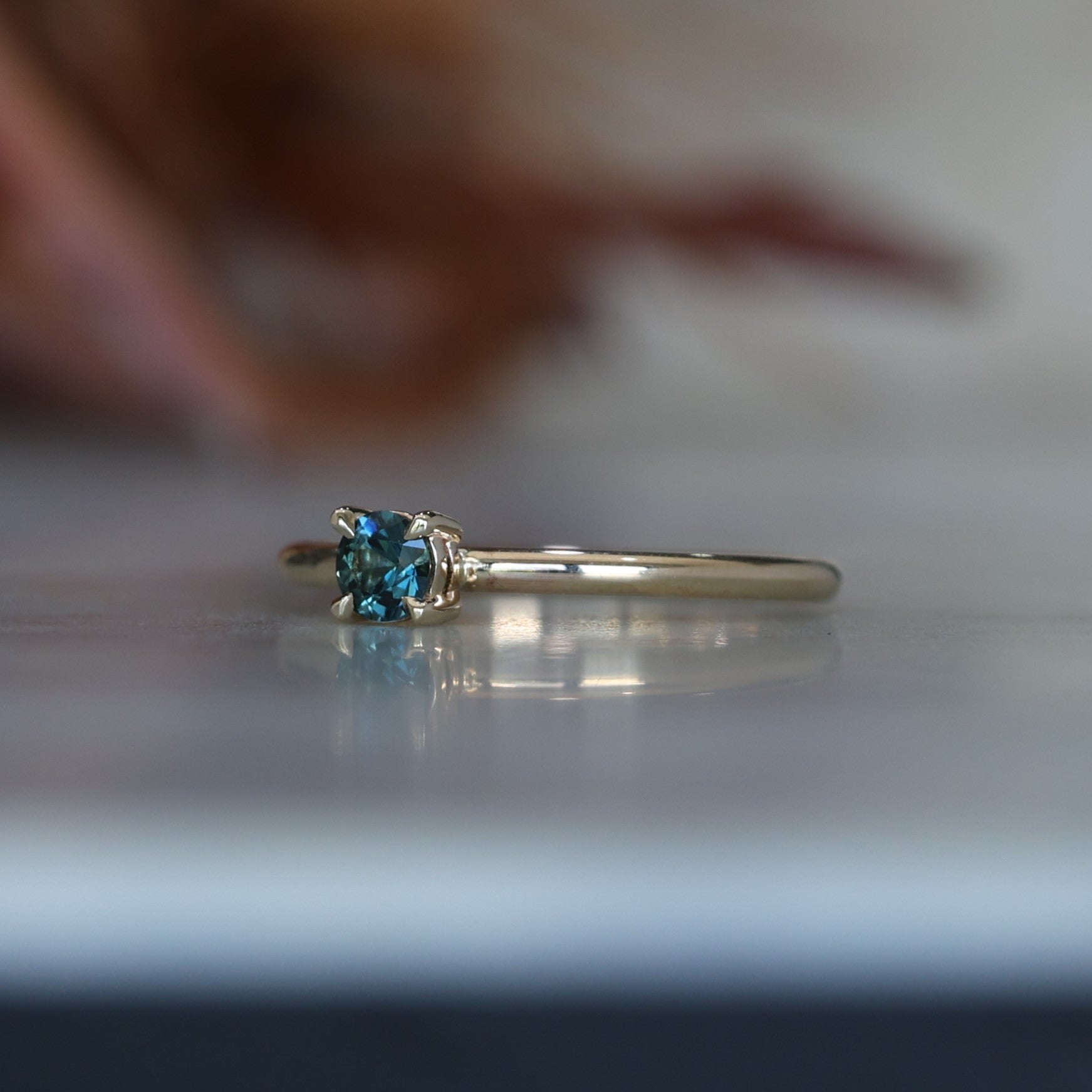 ONE OF A KIND / 4MM PARTI SAPPHIRE RING II