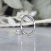 1.08ct Oval Diamond Solitaire engagement ring white gold