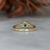 LUNAR TRILOGY / 1.11CT OVAL MONTANA SAPPHIRE ENGAGEMENT RING