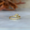 1.18ct Oval Lab Diamond trilogy Engagement ring