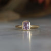 1.18ct Pink Sapphire Bezel engagement ring