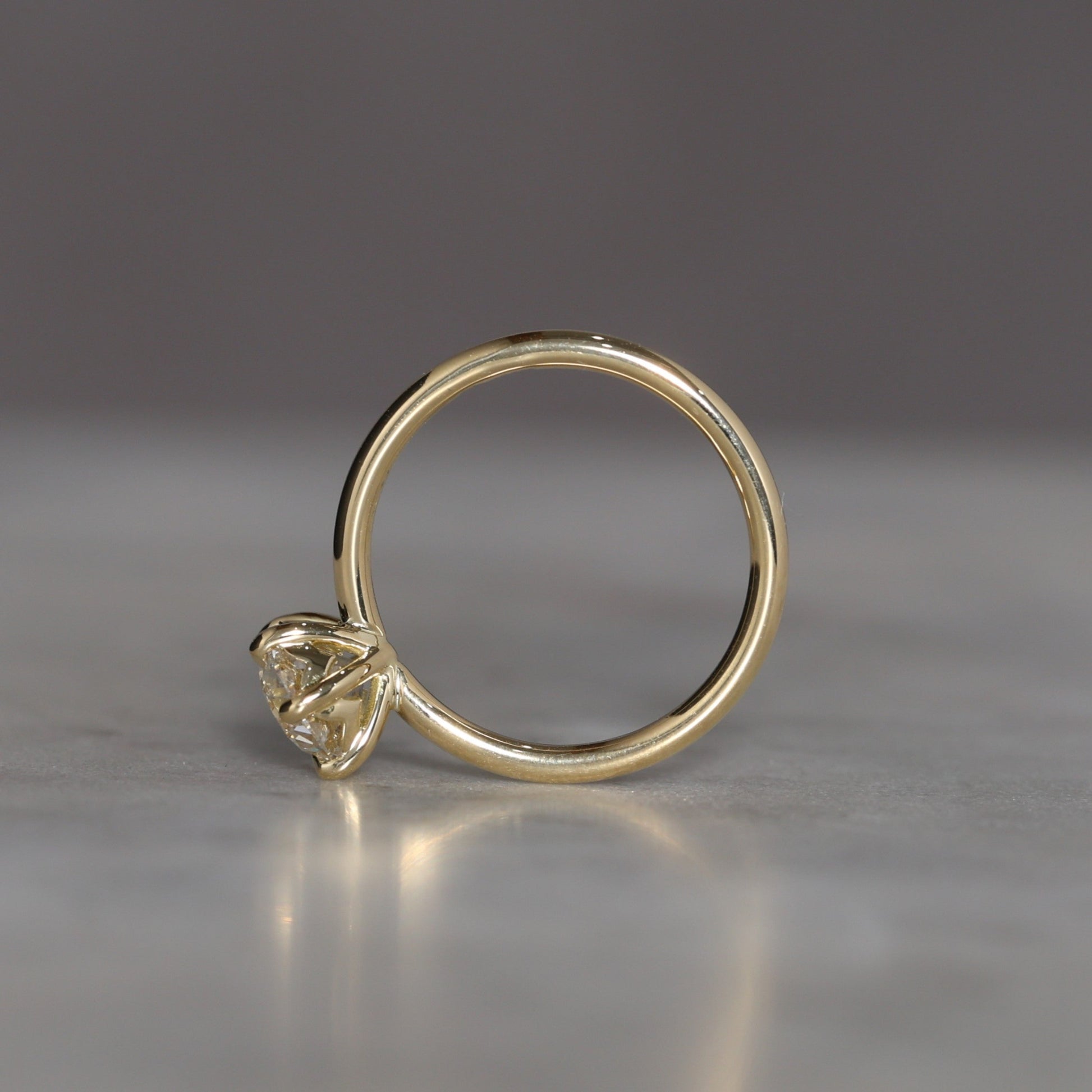 1.24ct Old European Style Cut Diamond engagement ring