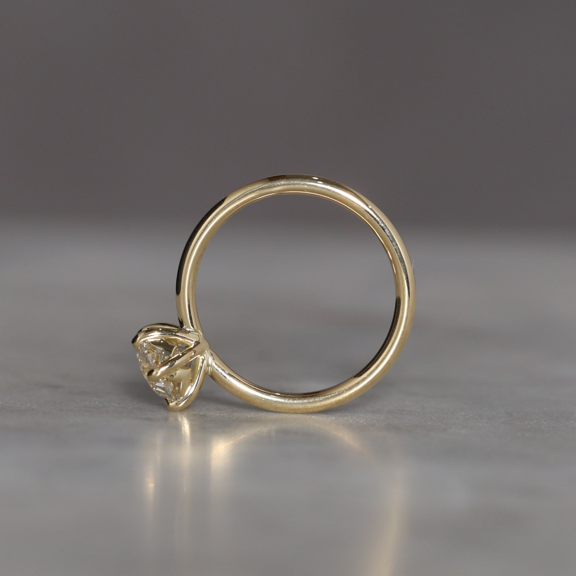 1.24ct Old European Style Cut Diamond engagement ring