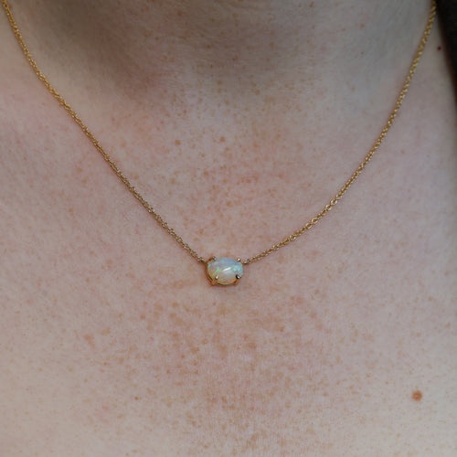 1.79CT FREEFORM OPAL | EAST-WEST NECKLACE