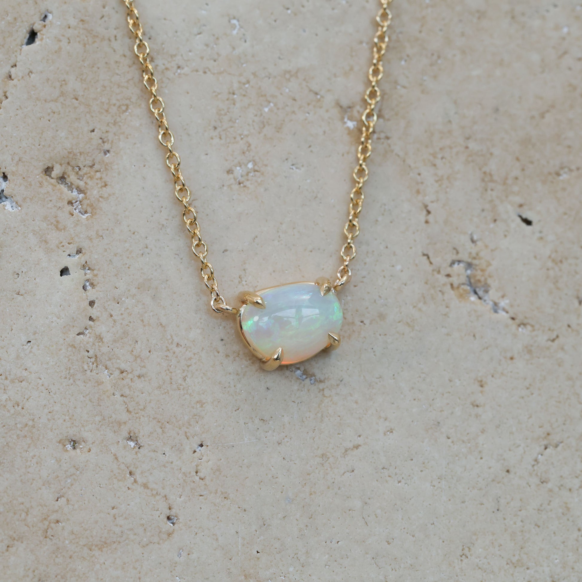 1.79CT FREEFORM OPAL | EAST-WEST NECKLACE