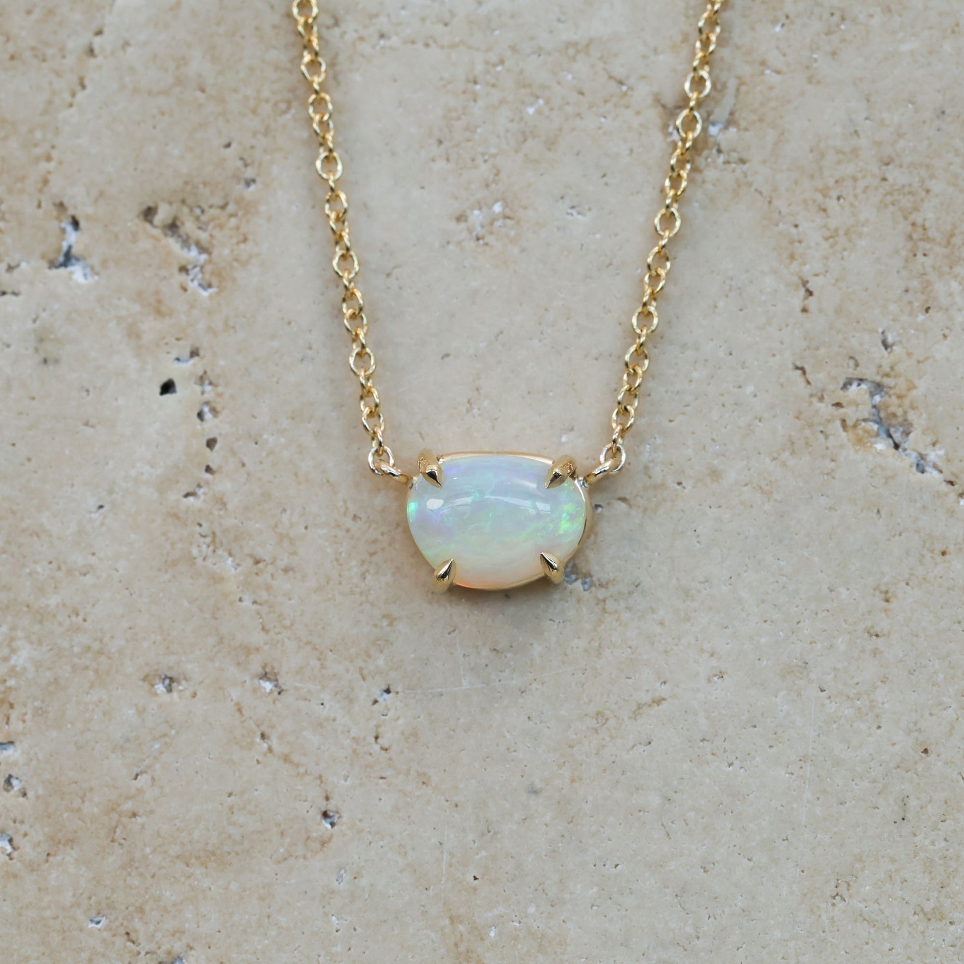 1.79CT FREEFORM OPAL | EAST-WEST NECKLACE