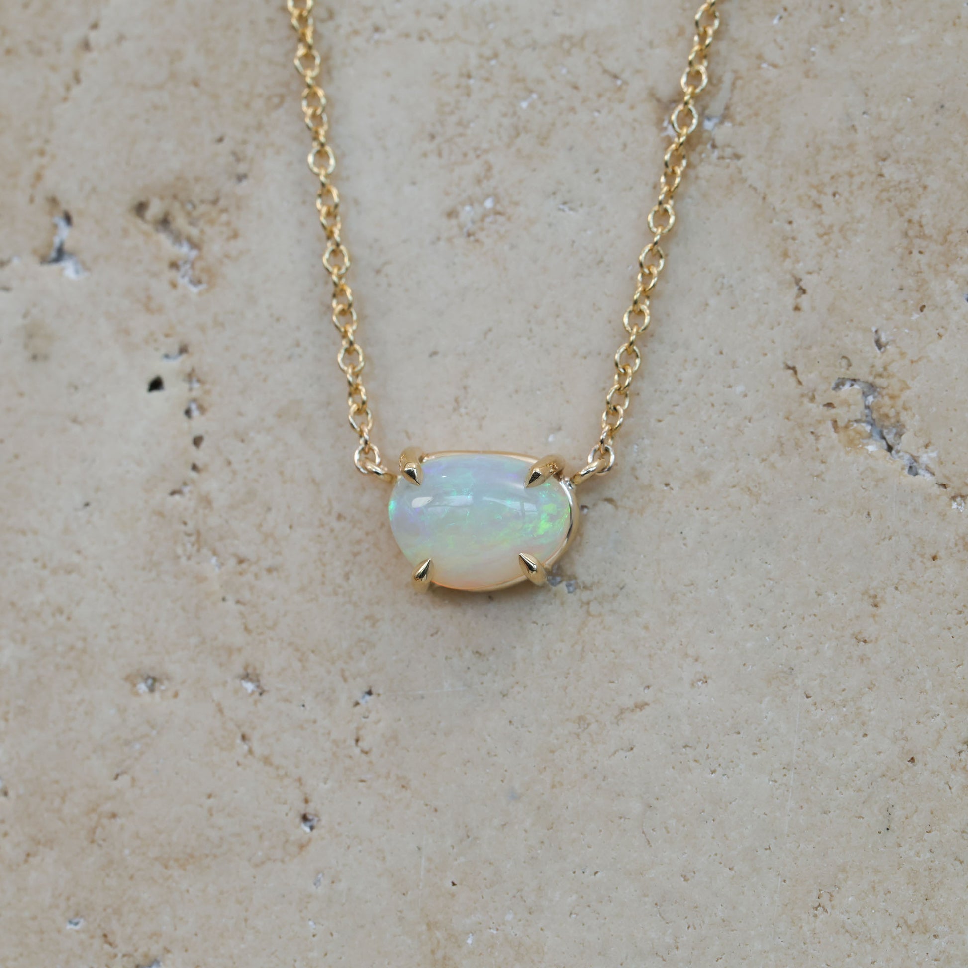 1.79CT FREEFORM OPAL | EAST-WEST NECKLACE