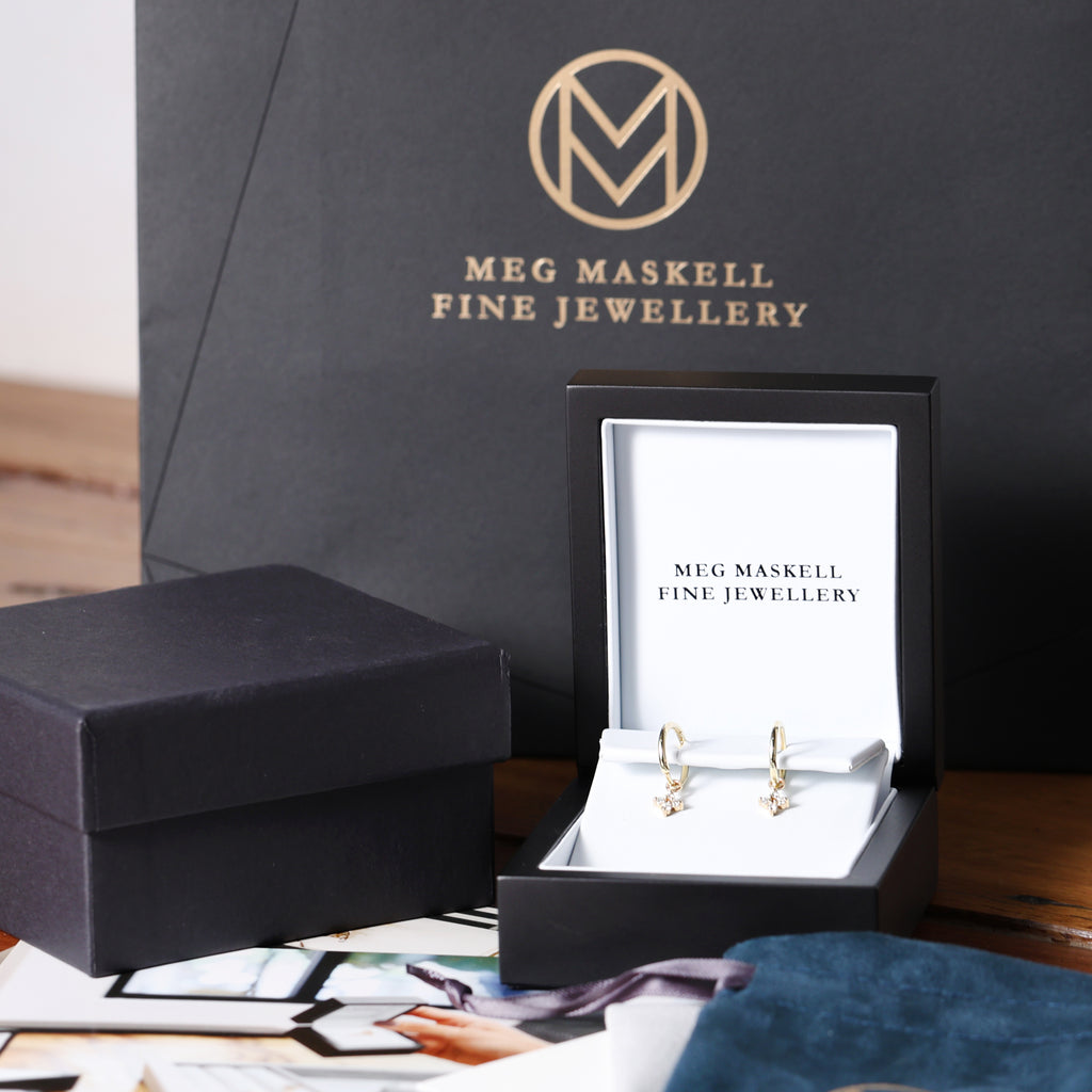 ROCK CRYSTAL / HOOP EARRINGS III