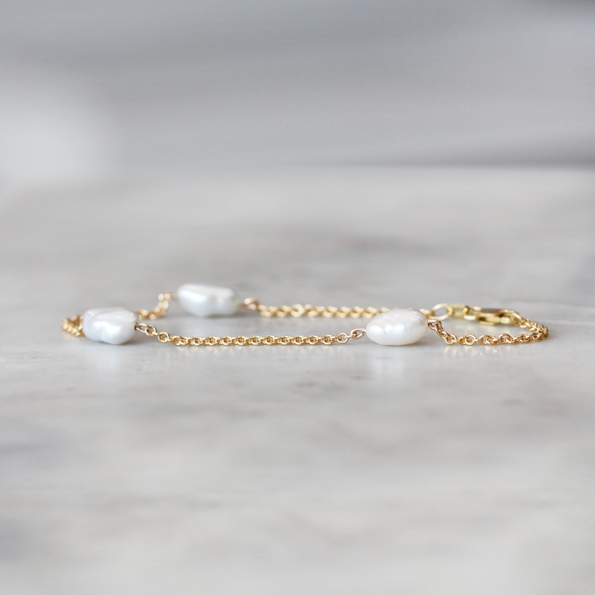 3 pearl bracelet