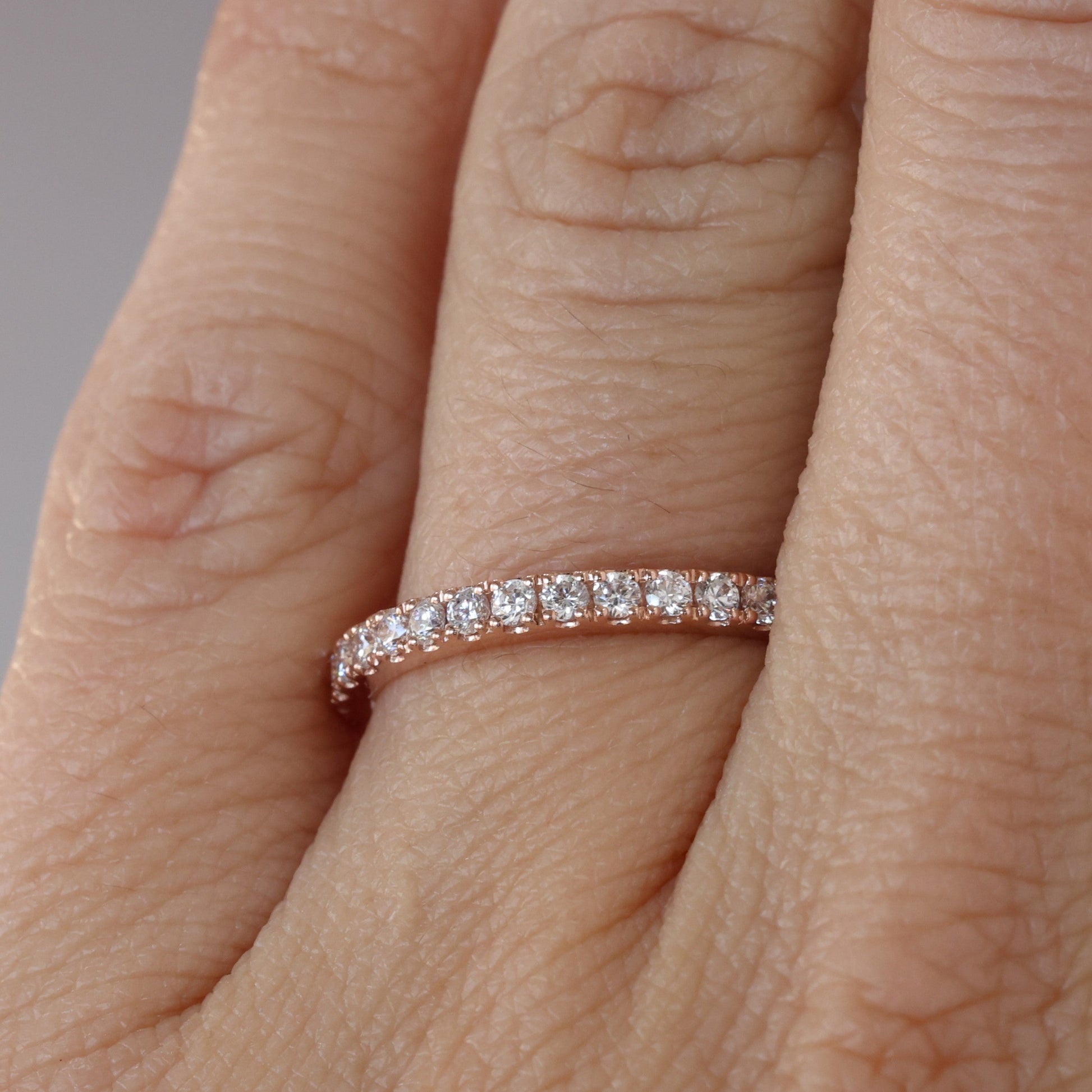 Ashley wedding band on hand