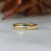 Australian Parti Sapphire Baguette Cut Signet Ring