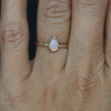 PEAR CUT OPAL / BEZEL RING