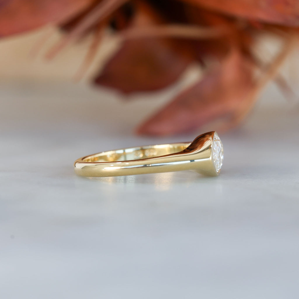 BRIDIE | 1.30CT MARQUISE CUT LAB DIAMOND ENGAGEMENT RING