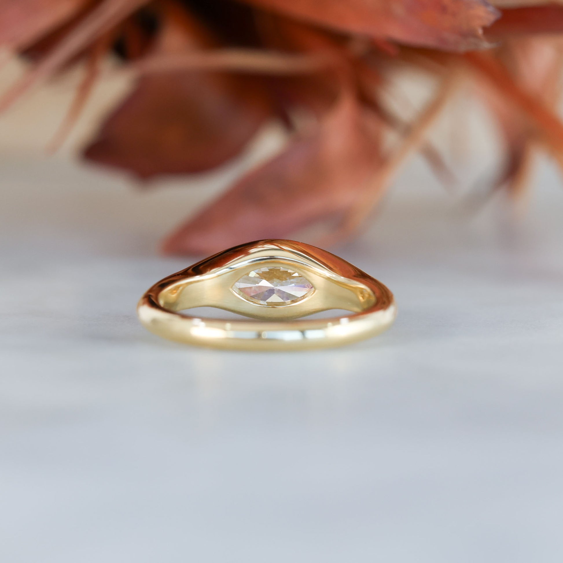 BRIDIE | 1.30CT MARQUISE CUT LAB DIAMOND ENGAGEMENT RING