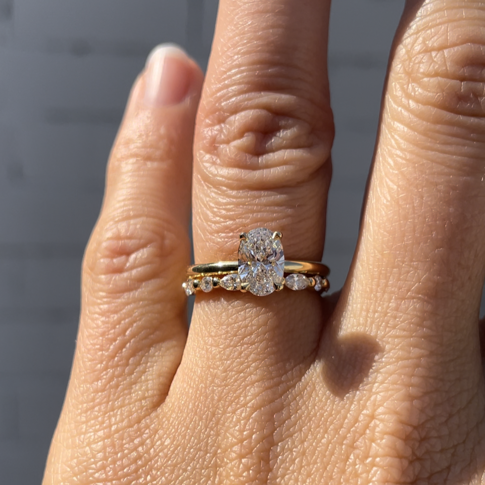 Brooke diamond wedding band