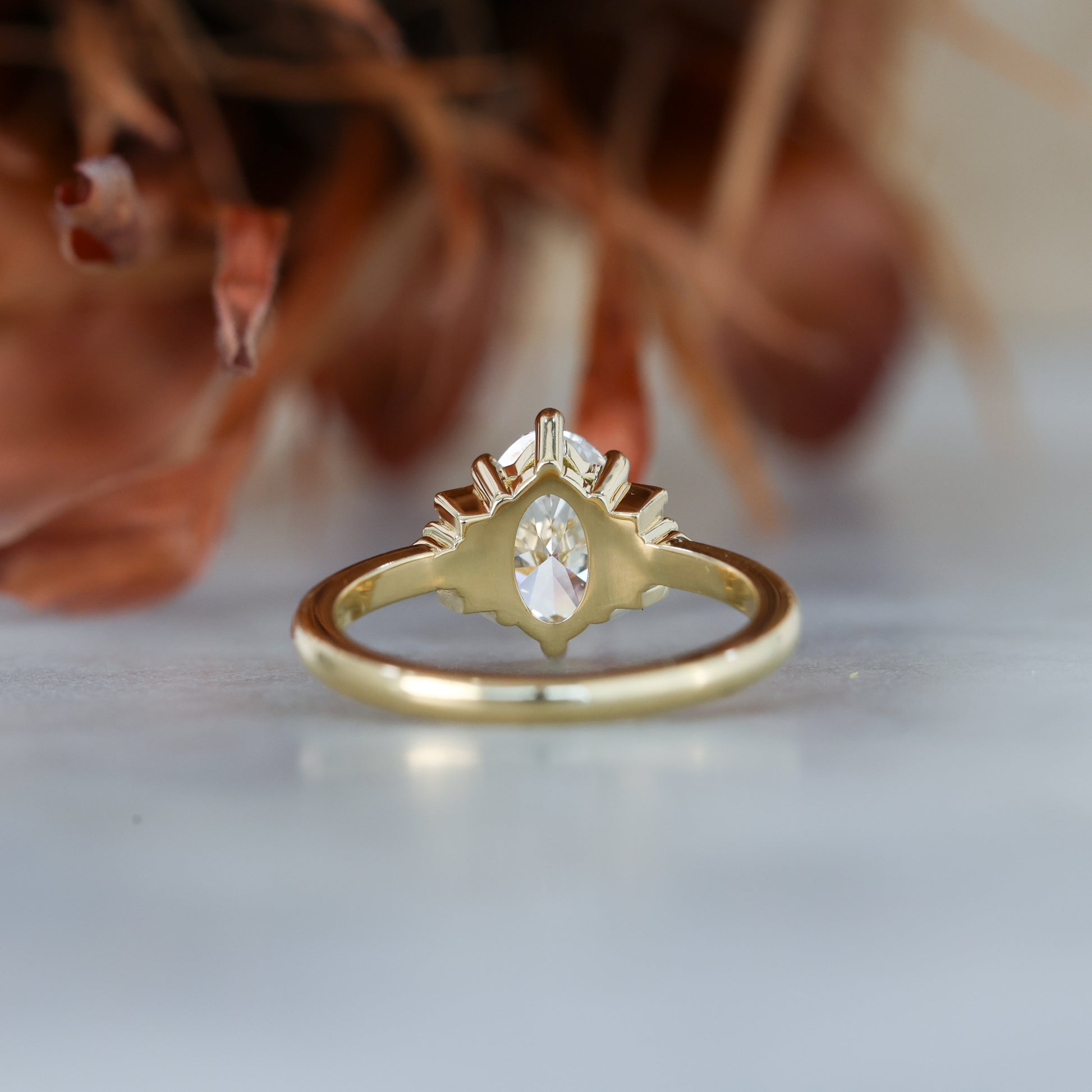 ELAINA | 1.51CT OVAL LAB DIAMOND ENGAGEMENT RING