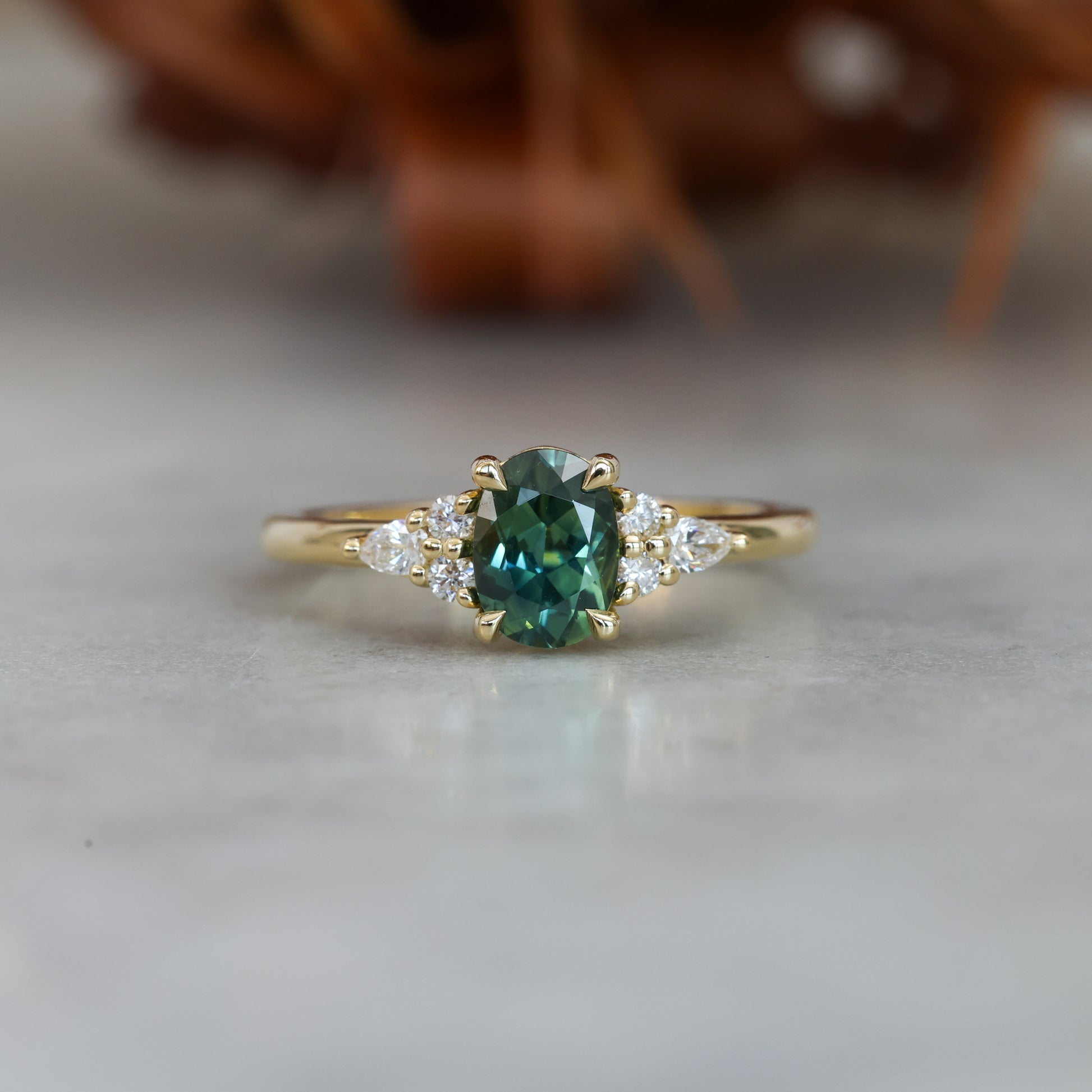 EMMA | 1.03CT OVAL AUSTRALIAN SAPPHIRE ENGAGEMENT RING