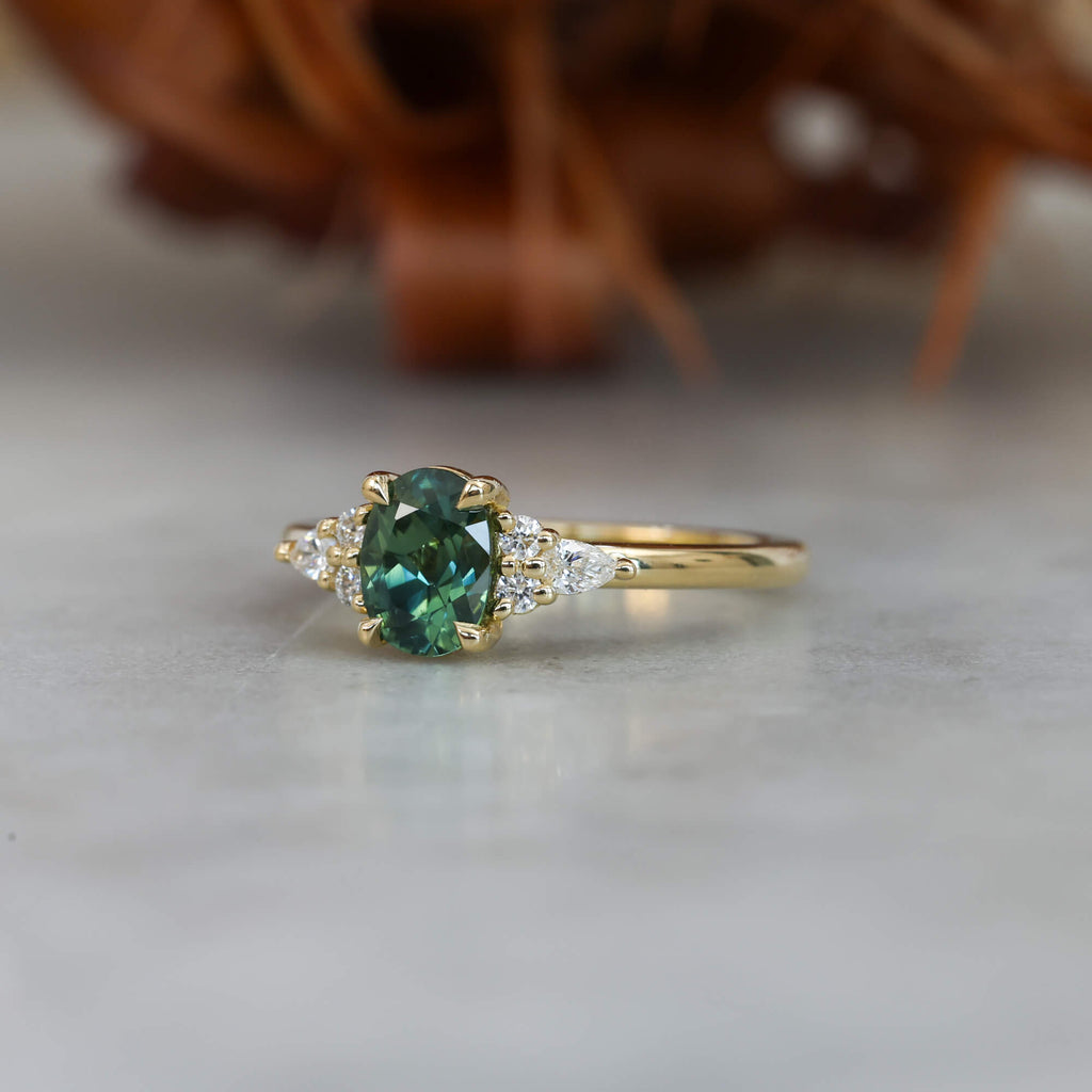 EMMA | 1.03CT OVAL AUSTRALIAN SAPPHIRE ENGAGEMENT RING