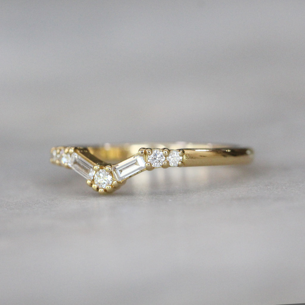 ART DECO / WEDDING BAND