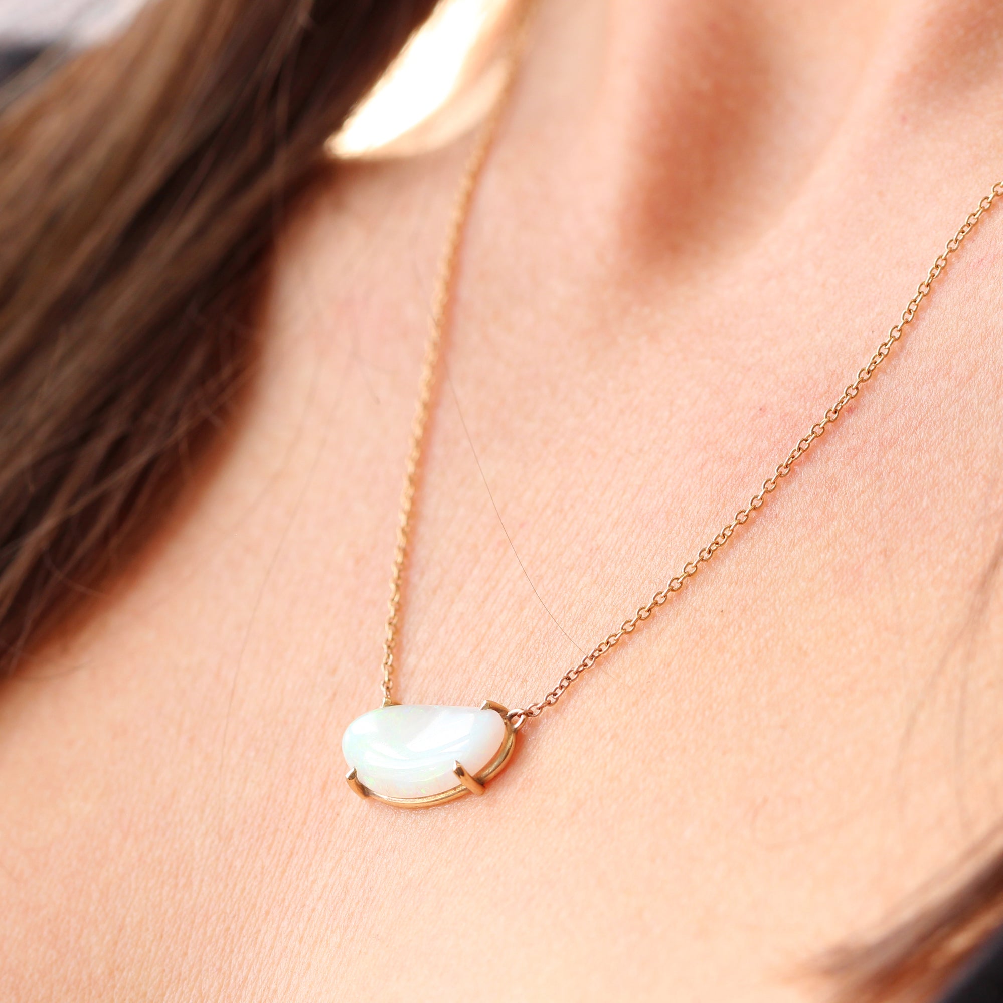 FREEFORM EAST WEST / OPAL NECKLACE