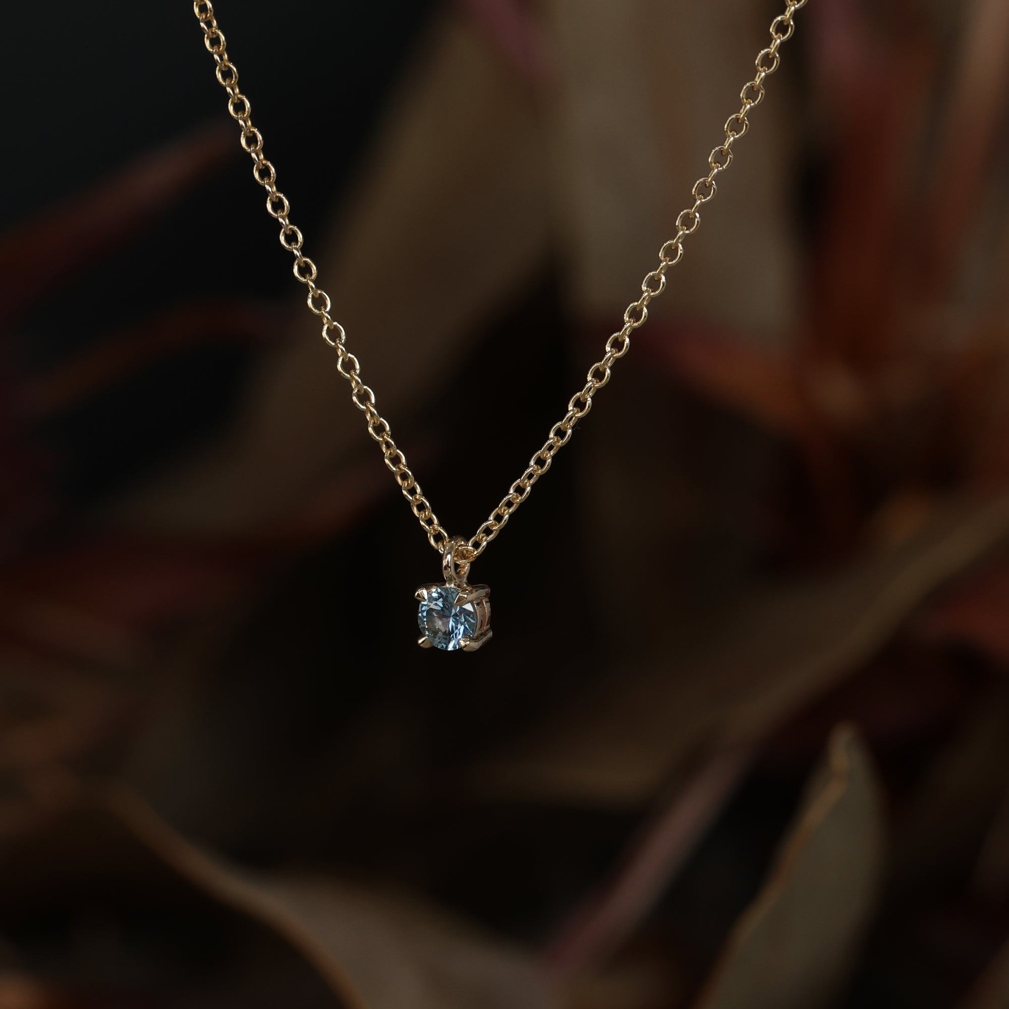 ROUND MONTANA / SAPPHIRE NECKLACE