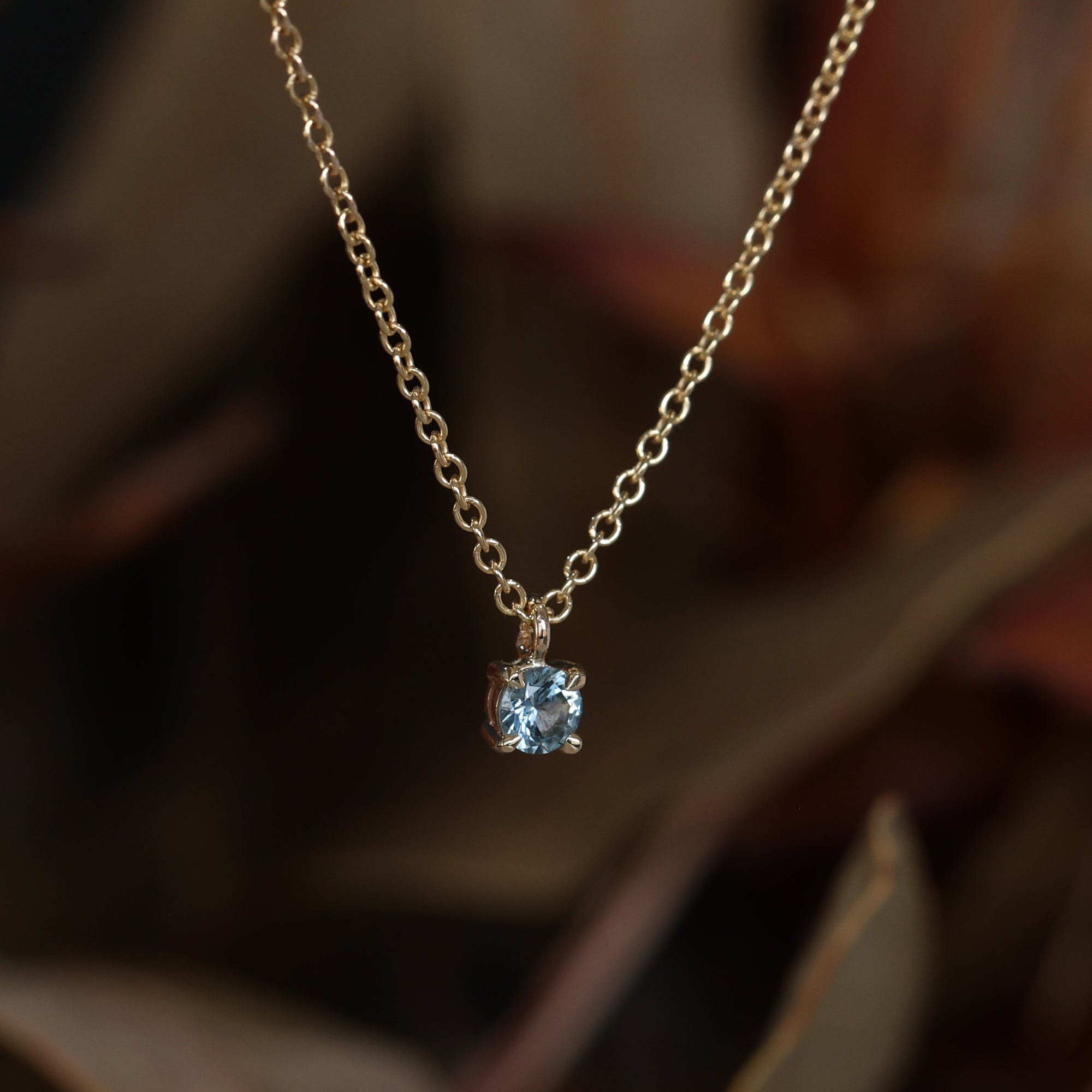 ROUND MONTANA / SAPPHIRE NECKLACE