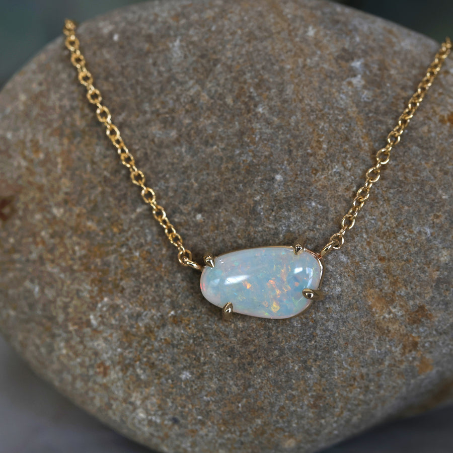 EAST WEST / FREEFORM OPAL NECKLACE