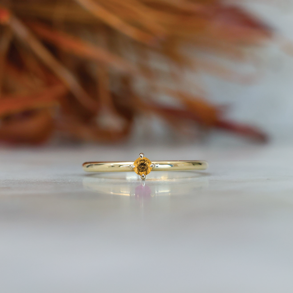 NOVEMBER CITRINE / BIRTHSTONE STACK RING