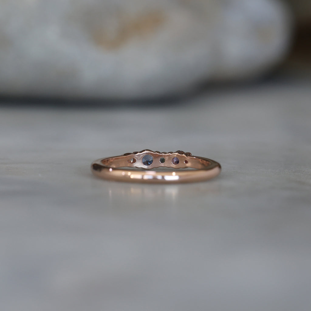 PASTEL RAINBOW / CLUSTER RING