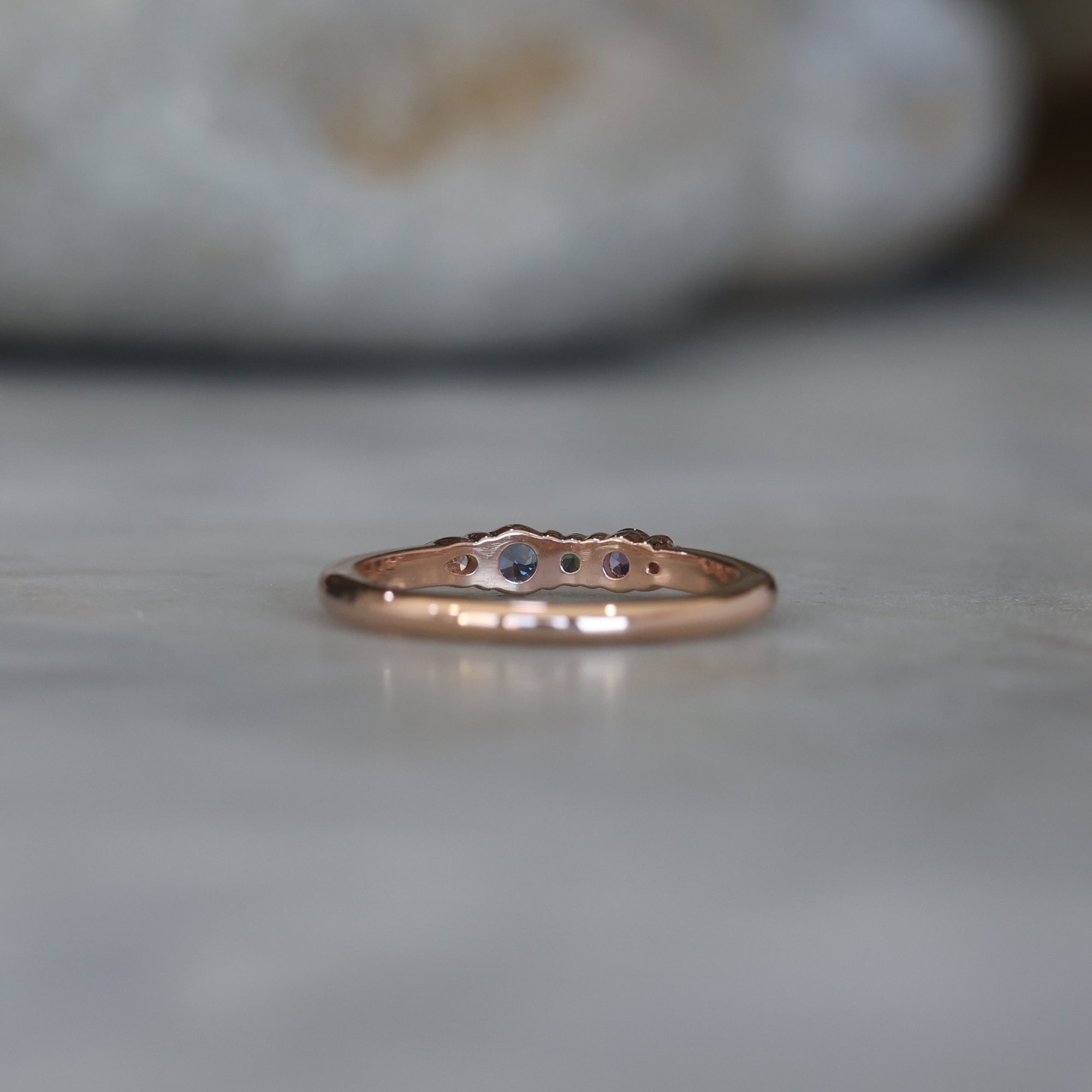 PASTEL RAINBOW / CLUSTER RING